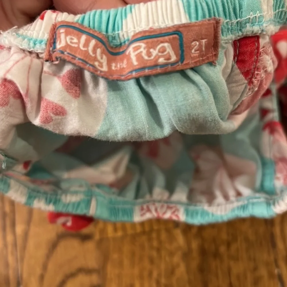 JELLY THE PUG VALENTINES DAY DRESS - 2T